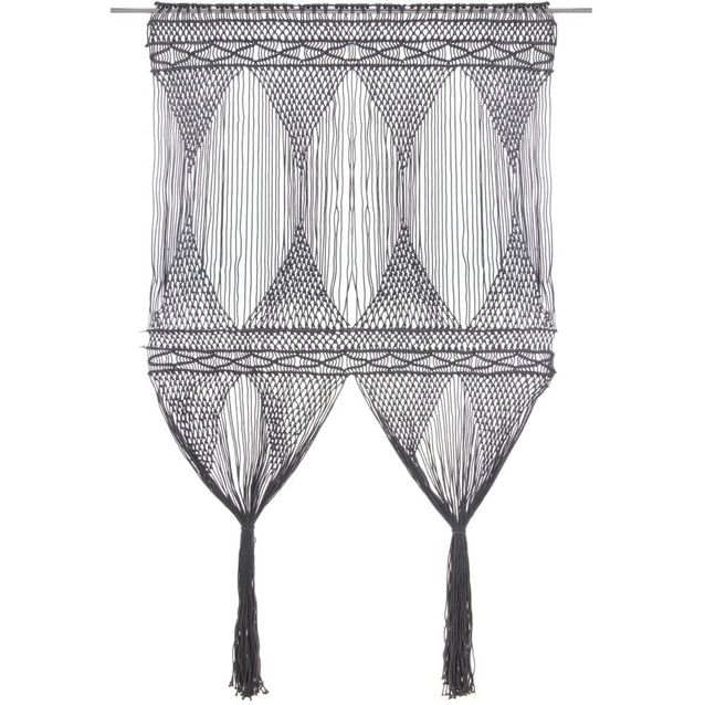 Macrame verho puuvilla antrasiitti 140x240cm_1