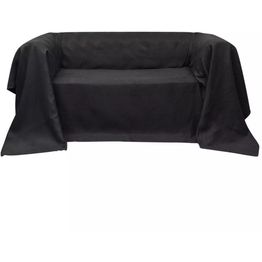 Mikrokuitu sohvan suojapäällinen antrasiitti 270 x 350 cm