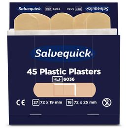 Muovilaastari Cederroth Salvequick, 6 x 45 kpl