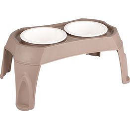 Muovinen tuplakuppi jaloilla Flamingo Mangi 2x675 ml