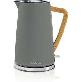 Vedenkeitin Nedis KAWK510EGY 1.7l harmaa