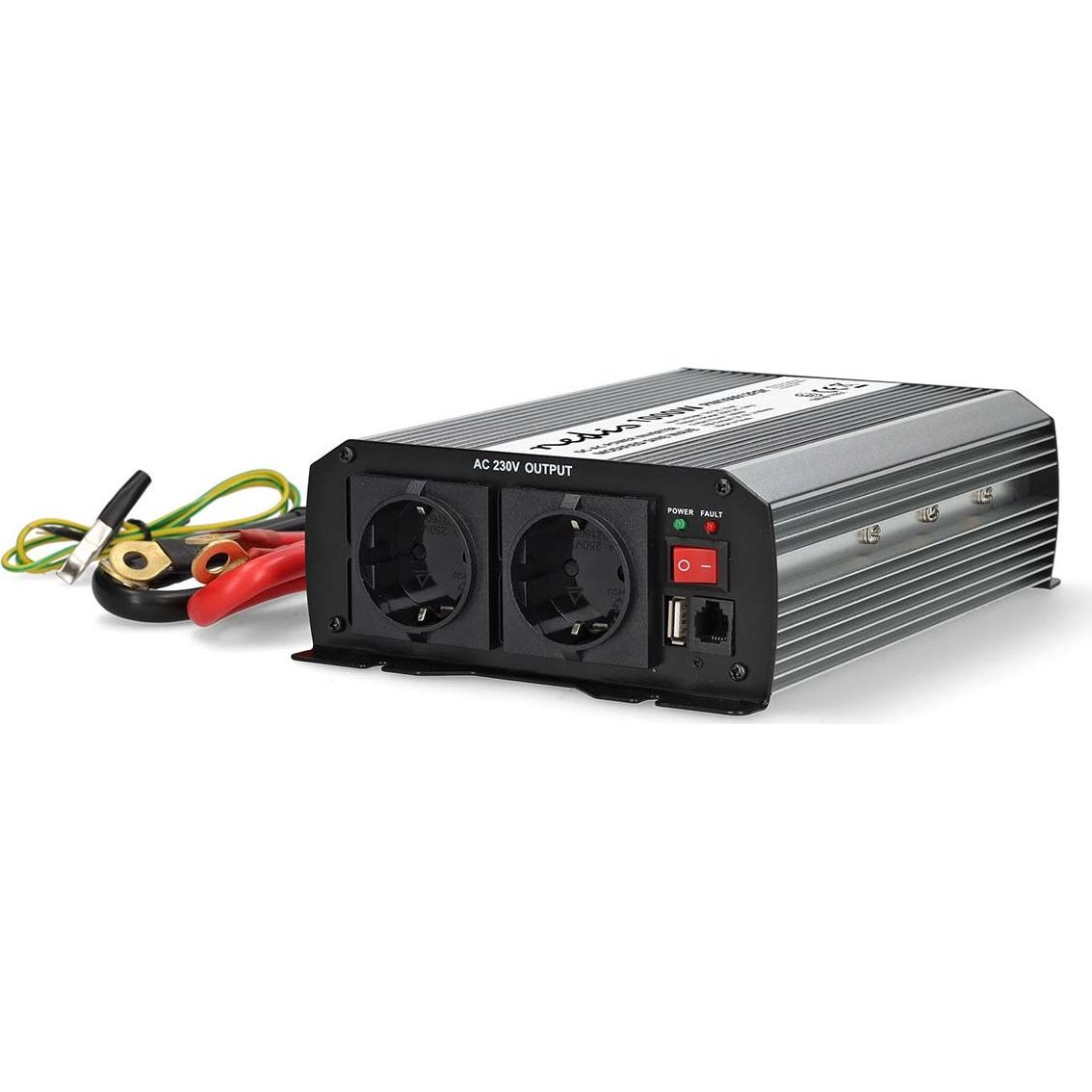 Invertteri Nedis PIM100012FGY 12V 1000W muokattu siniaalto