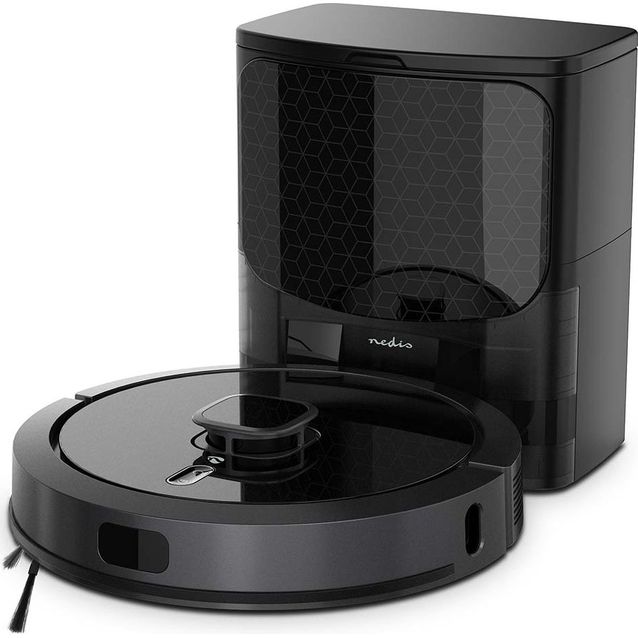 Moppaava robotti-imuri Nedis WIFIVCL002CBK SmartLife Laser