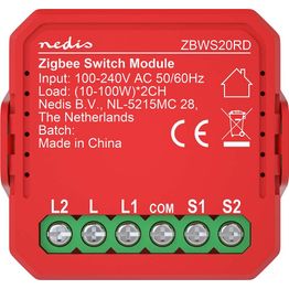 Virtakytkin Nedis ZBWS20RD SmartLife ZigBee 3.0