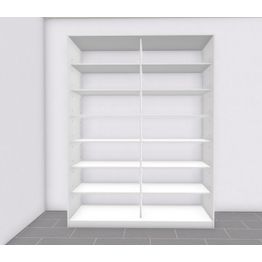 Liukuovikaappi Nettiovi 156-185cm hyllyillä mittojen mukaan