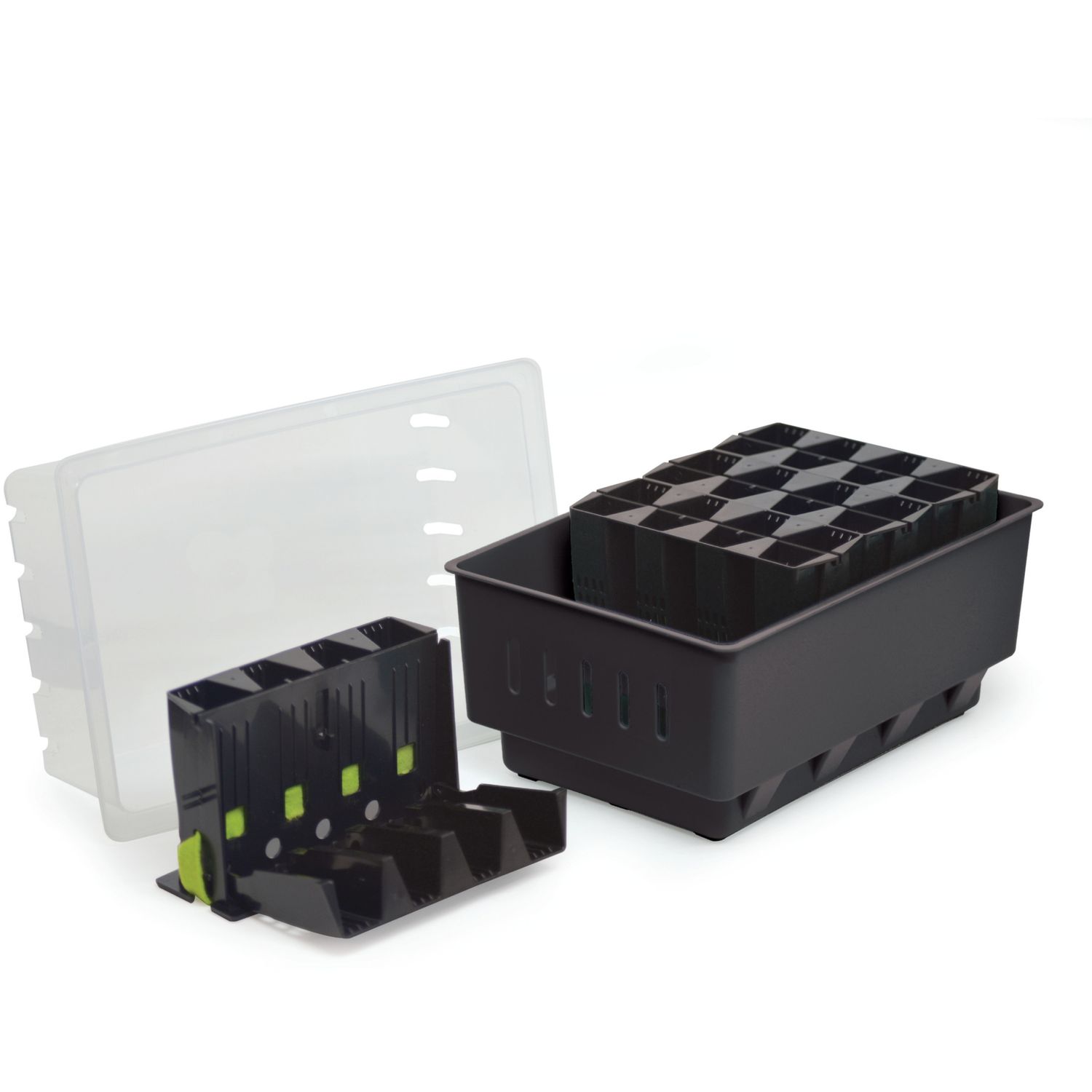 Pienoiskasvihuone Nelson Garden Rootmaster, 195x290 mm, musta