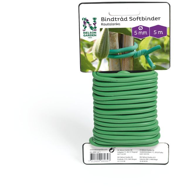Rautalanka Nelson Garden, 5m, pehmustettu, vihreä