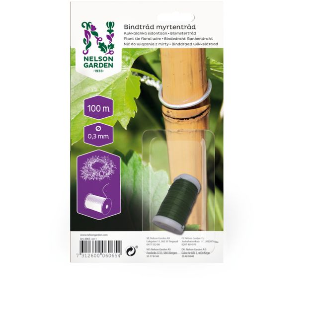 Sidontalanka Nelson Garden Myrte, Ø0,3mm, 100m, vihreä
