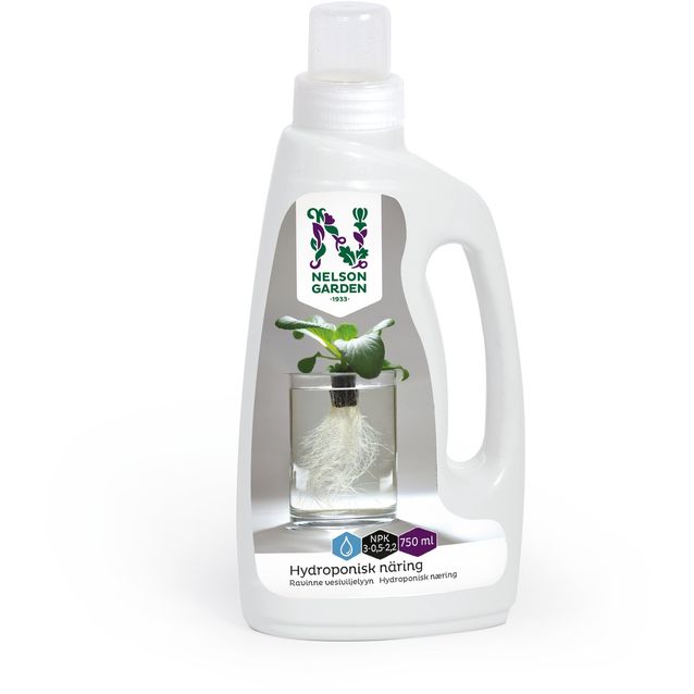 Vesiviljelyravinne Nelson Garden, 750ml