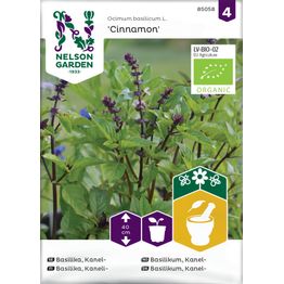 Kanelibasilika Nelson Garden Cinnamon Organic, siemenet