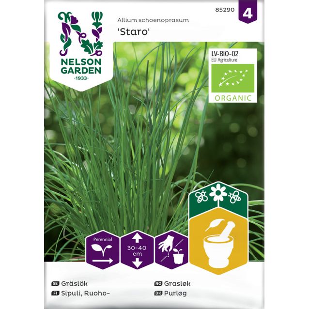 Ruohosipuli siemen Nelson Garden Staro Organic