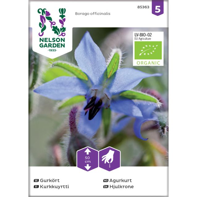 Kurkkuyrtti siemen Nelson Garden Organic