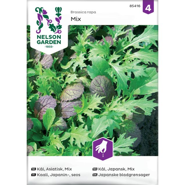 Aasialainen maustevihannessekoitus siemen Nelson Garden