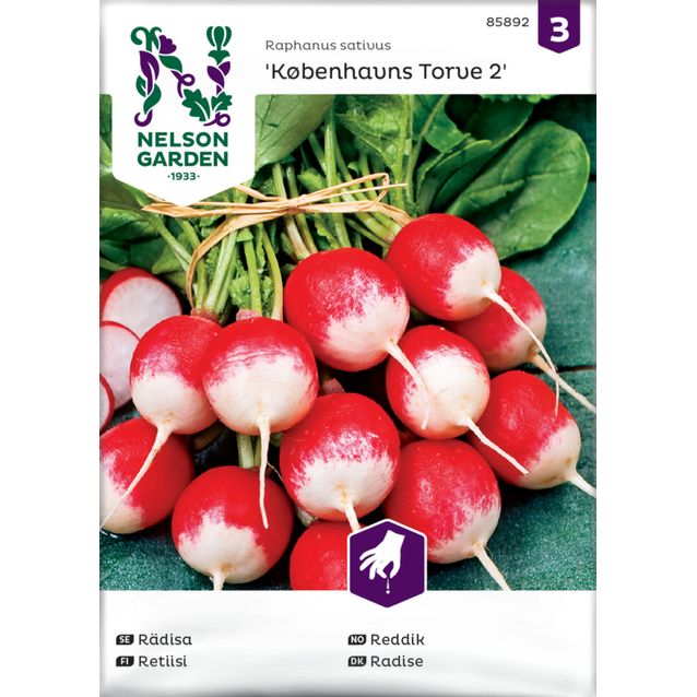Retiisi siemen Nelson Garden Københavns Torve 2, rund