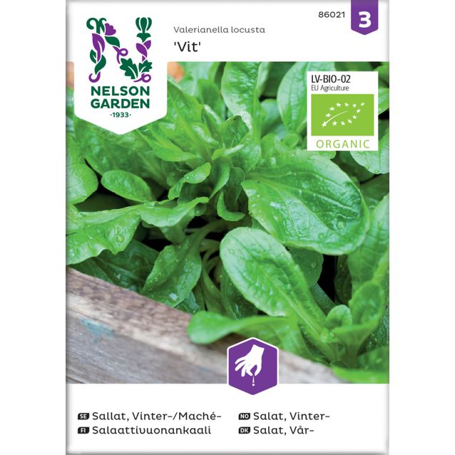 Salaattivuonankaali siemen Nelson Garden Vit Organic