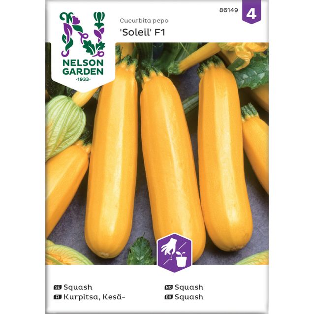 Kesäkurpitsa siemen Nelson Garden Soleil F1