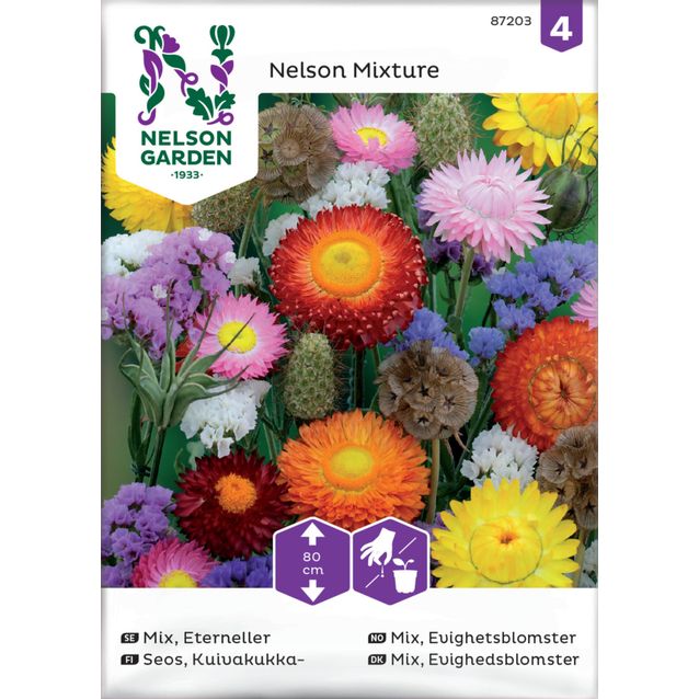Kuivakukkaseos siemen Nelson Garden