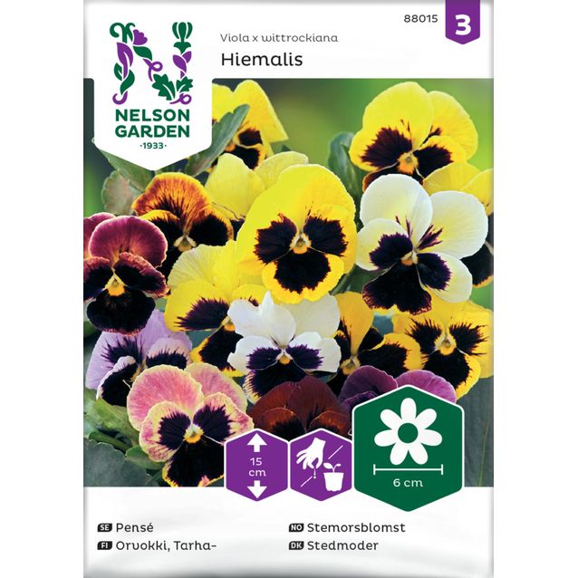 Tarhaorvokki siemen Nelson Garden Hiemalis, väriseos