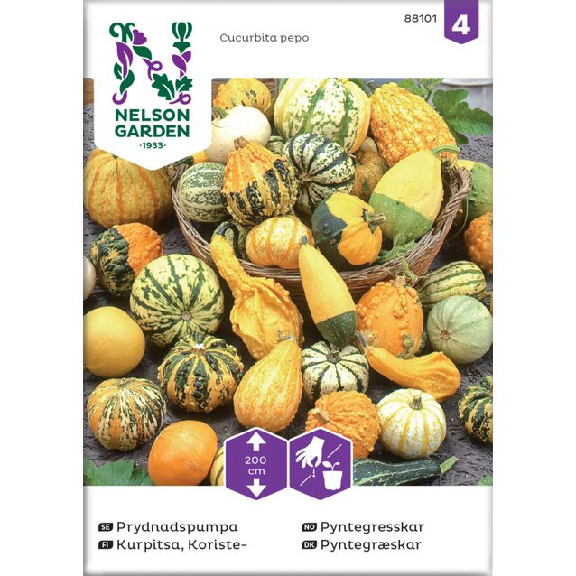 Koristekurpitsa siemen Nelson Garden, seos