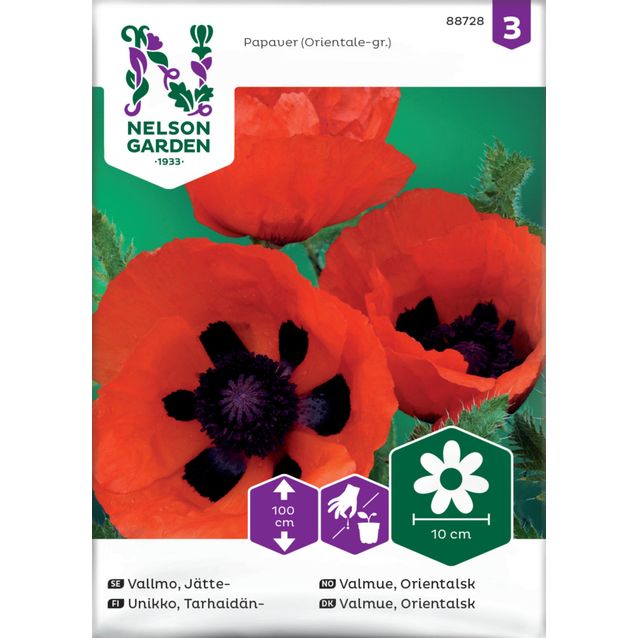 Tarhaidänunikko siemen Nelson Garden