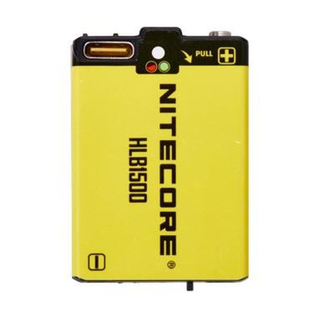 Akku Nitecore HLB1500 1500mAh USB-C ladattava