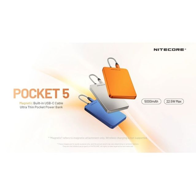 Varavirtalähde Nitecore Pocket 5 5000mAh sininen
