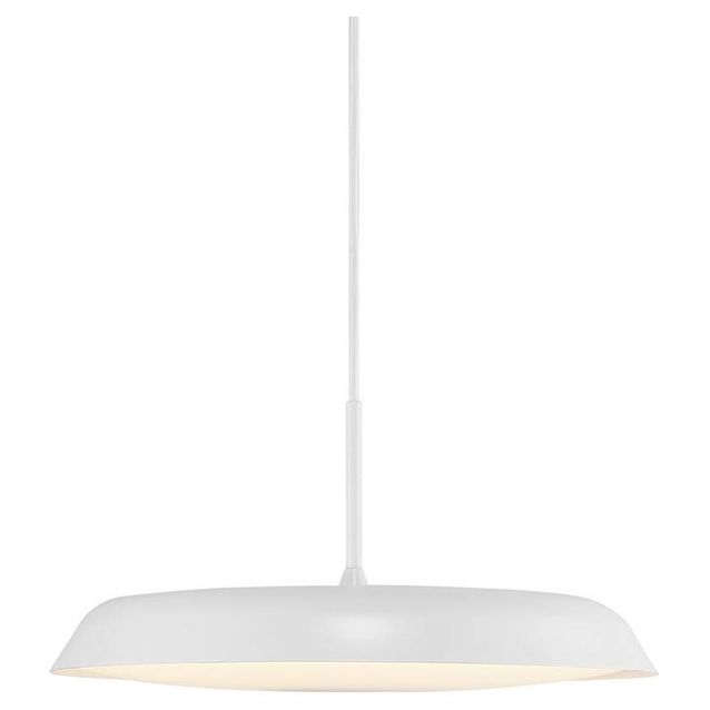 LED-riippuvalaisin Nordlux Piso Ø365mm valkoinen
