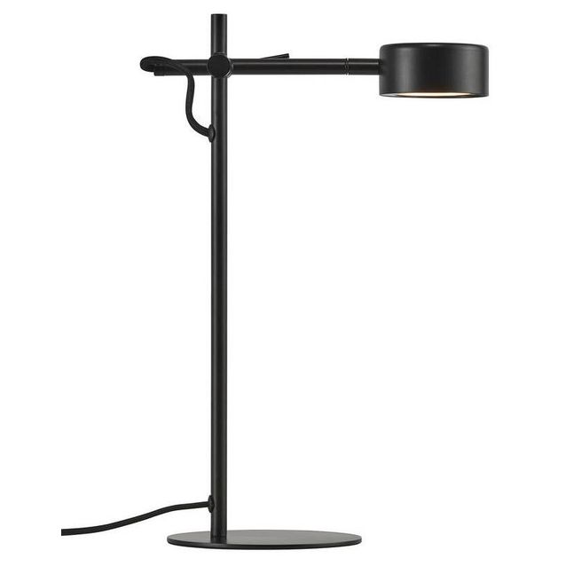 LED-pöytävalaisin Nordlux Clyde musta