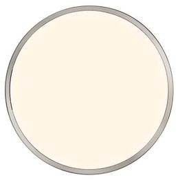 LED-plafondi Nordlux Oja Ø424mm 3000/4000K harjattu nikkeli 