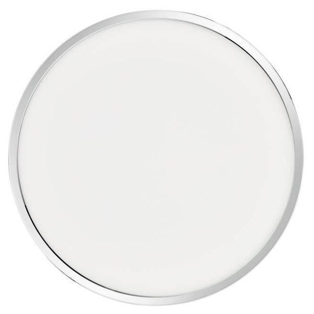 LED-plafondi Nordlux Oja Ø424mm IP54 3000/4000K kromi