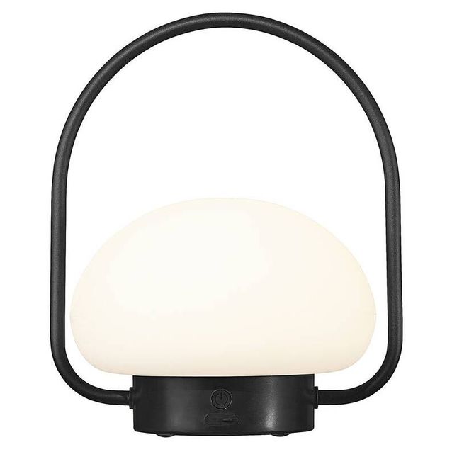 LED-terassivalaisin Nordlux Sponge Ø200mm IP65 musta