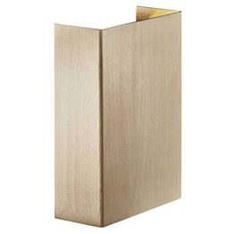 LED-ulkoseinävalaisin Nordlux Fold 10 IP54 messinki