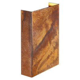 LED-ulkoseinävalaisin Nordlux Fold 15 IP54 corten-teräs