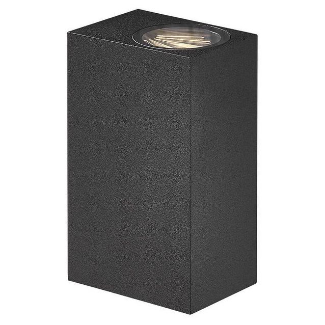 LED-ulkoseinävalaisin Nordlux Asbol Kubi IP44 musta