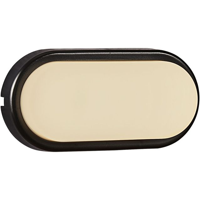 LED-ulkovalaisin Nordlux Cuba Energy Oval, 205x100mm, 3000K, IP54, musta