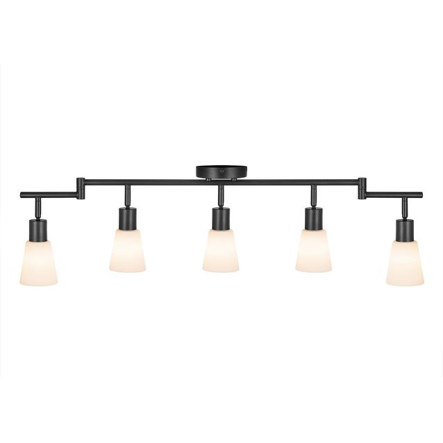 Kattovalaisin Nordlux Cole, 5-osainen, 186x870x242mm, musta/opaali