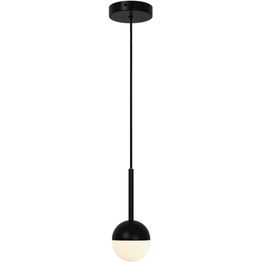 Riippuvalaisin Nordlux Contina Ø10 cm musta/opaali