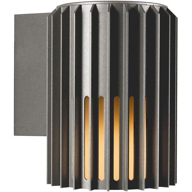 Seinävalaisin Nordlux Aludra Seaside, ulkokäyttöön, antrasiitti