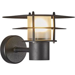 Ulkoseinävalaisin Nordlux Bastia 24 176x240x276 mm IP54 musta