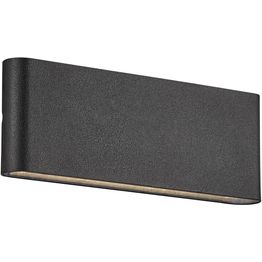 LED-ulkoseinävalaisin Nordlux Kinver 26 90x260x33 mm IP54 musta