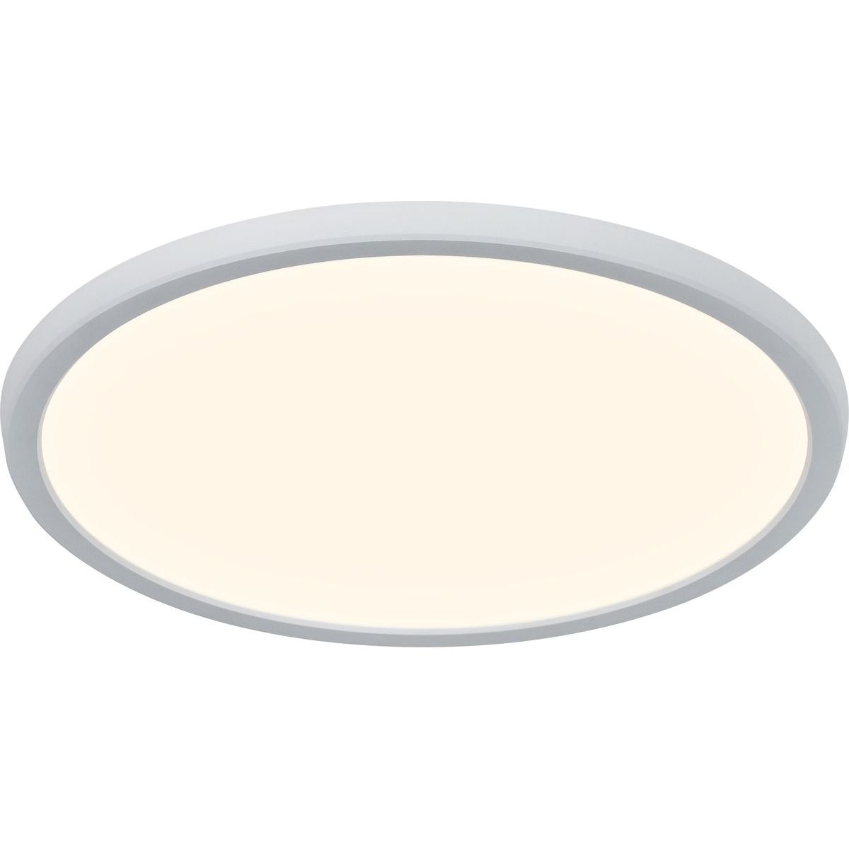 LED-plafondi Nordlux Oja 29, IP54, 3000/4000K, himmennettävä, valkoinen