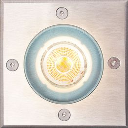 Maavalo Nordlux Andor Square Ø11 cm ruostumaton teräs