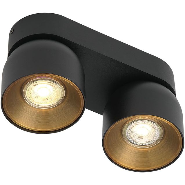 Spottivalaisin Nordlux Pitcher, 2-osainen, musta