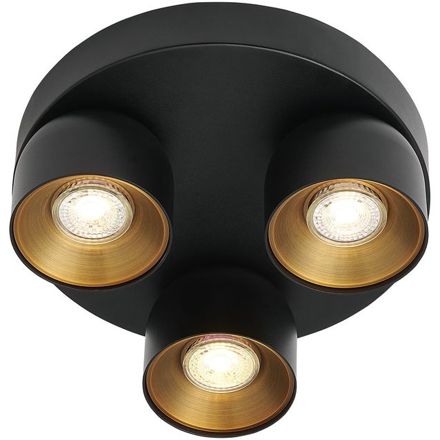 Spottivalaisin Nordlux Pitcher, 3-osainen, musta