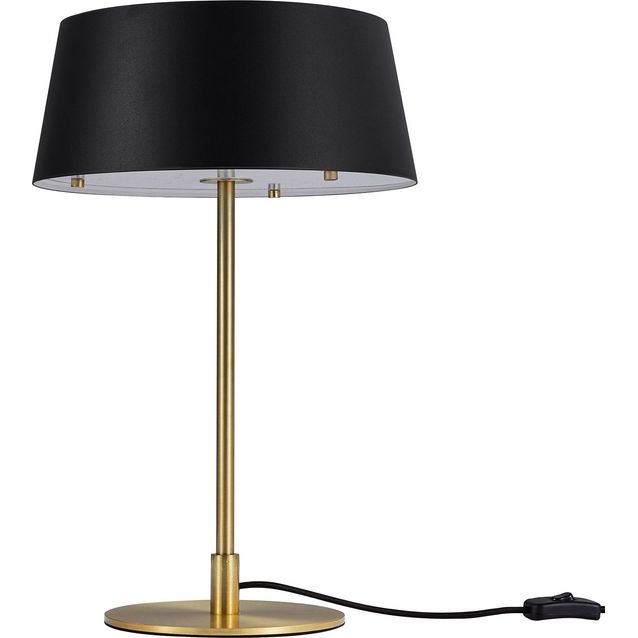 Pöytävalaisin Nordlux Clasi, musta/messinki