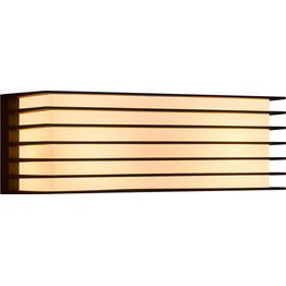 Seinävalaisin Nordlux Fluctus 28, ulkokäyttöön, musta