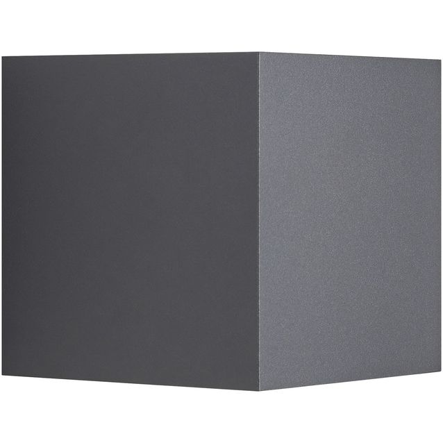 Seinävalaisin Nordlux Milda Kubi, ulkokäyttöön, antrasiitti