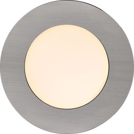 LED-alasvalosarja Nordlux Leonis, Ø85x36mm, 2700K, nikkeli, 3kpl