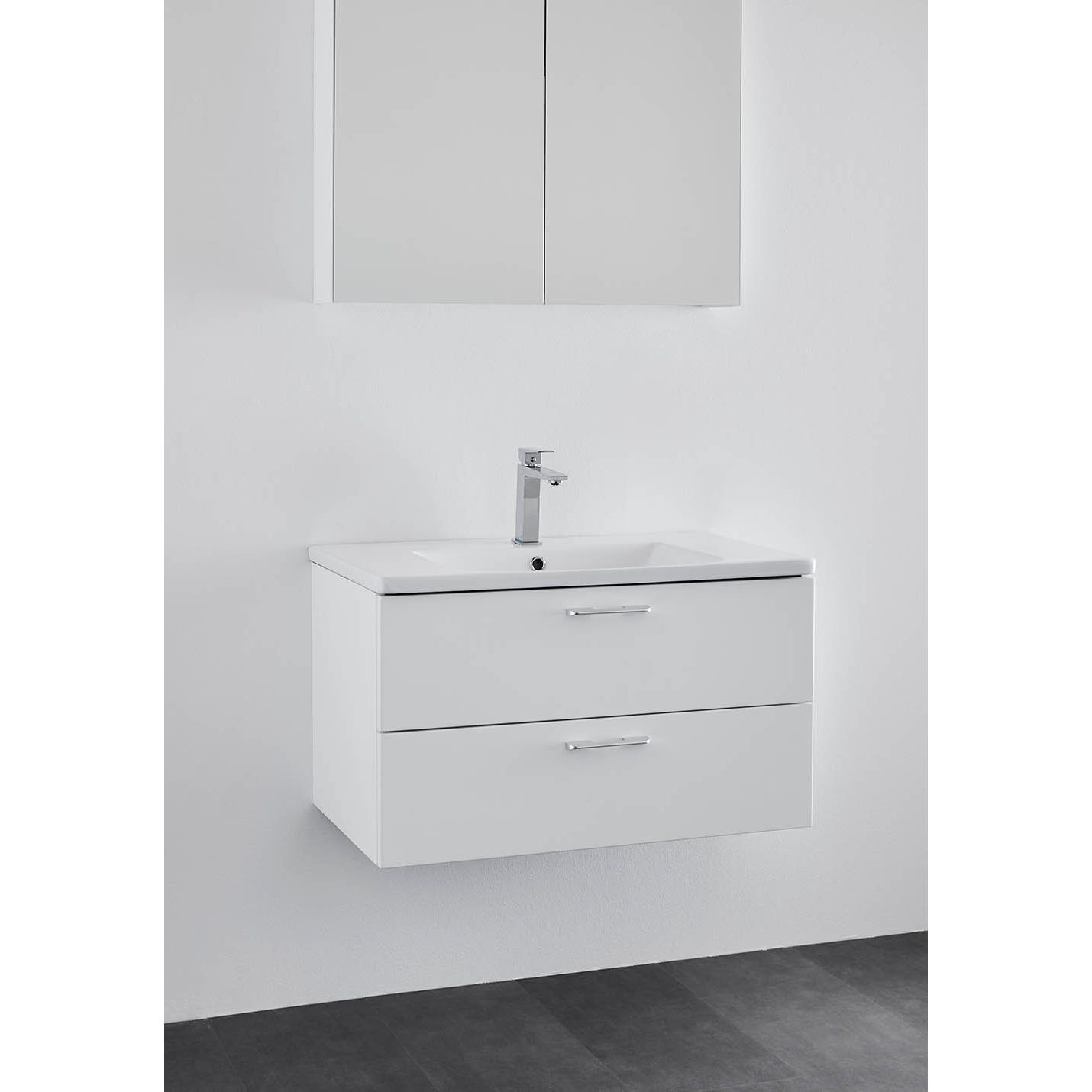 Allaskaappi Noro Neo 800 850x505mm valkoinen