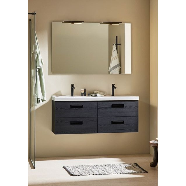 Allaskaappi Noro Relounge, 1000x420mm, musta puukuvio